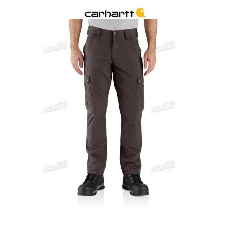 Cafe Foncé Carhartt Rugged Flex Relaxed Fit Ripstop Cargo Travail Pant Cafe - Danmark ZQD-2490404