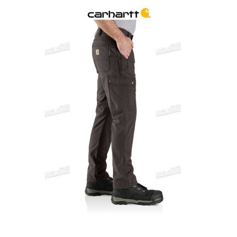 Cafe Foncé Carhartt Rugged Flex Relaxed Fit Ripstop Cargo Travail Pant Cafe - Danmark ZQD-2490404