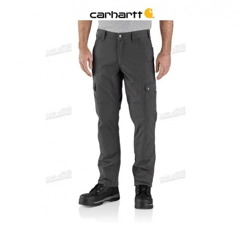 Shadow Carhartt Rugged Flex Relaxed Fit Ripstop Cargo Fleece-Doublée Travail Pant - Danmark YHT-5564495