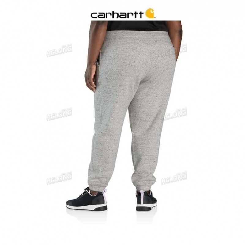 Asphalt Heather Nep Carhartt Relaxed Fit Sweatpant Asphalt Heather - Danmark XXJ-0767359