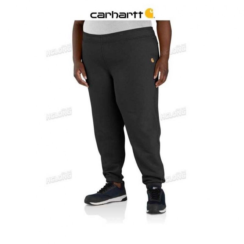 Noir Carhartt Relaxed Fit Sweatpant - Danmark KEK-4698271