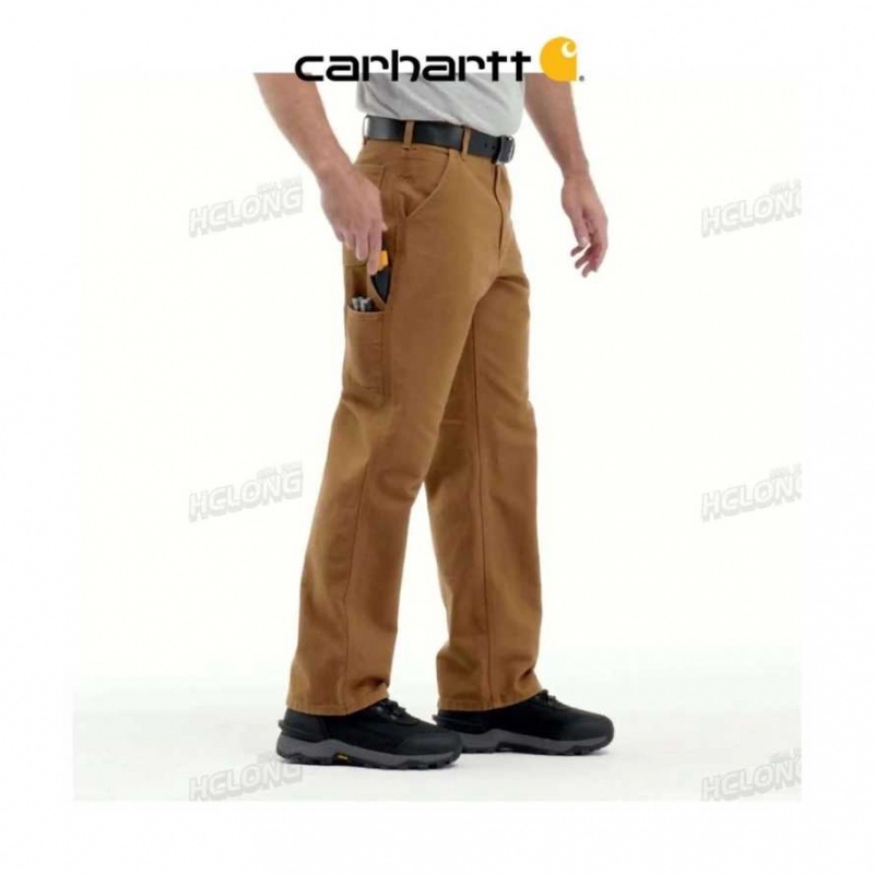 Moss Carhartt Loose Fit Washed Duck Utility Travail Pant - Danmark VTM-9517070