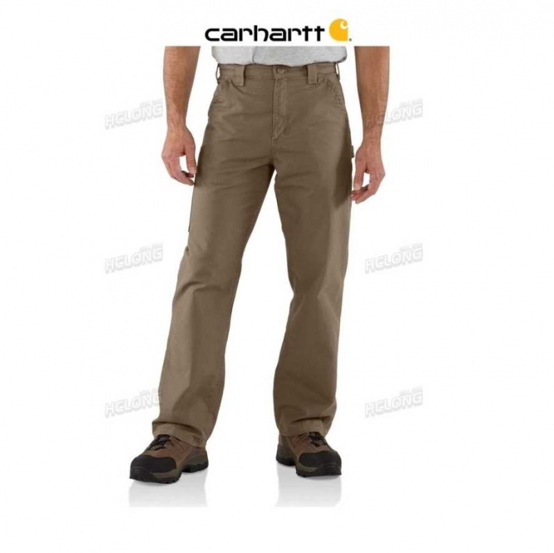 Marron Clair Carhartt Loose Fit Tela Utility Travail Pant Marron - Danmark GSU-8065980