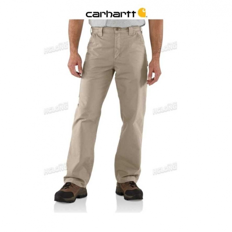 Tan Carhartt Loose Fit Tela Utility Travail Pant - Danmark HYH-0112157