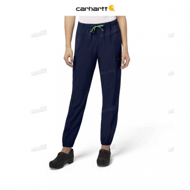 Bleu Marine Carhartt Force Cross Flex Modern Fit Jogger Pant Bleu - Danmark EWI-0554379