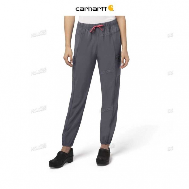 Pewter Carhartt Force Cross Flex Modern Fit Jogger Pant - Danmark INA-2665098