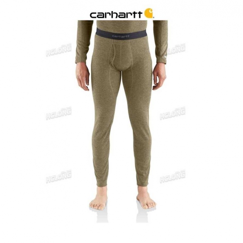 Vert Olive Carhartt Base Force Heavyweight Poly-Laine Bottom Vert - Danmark CFF-7927656