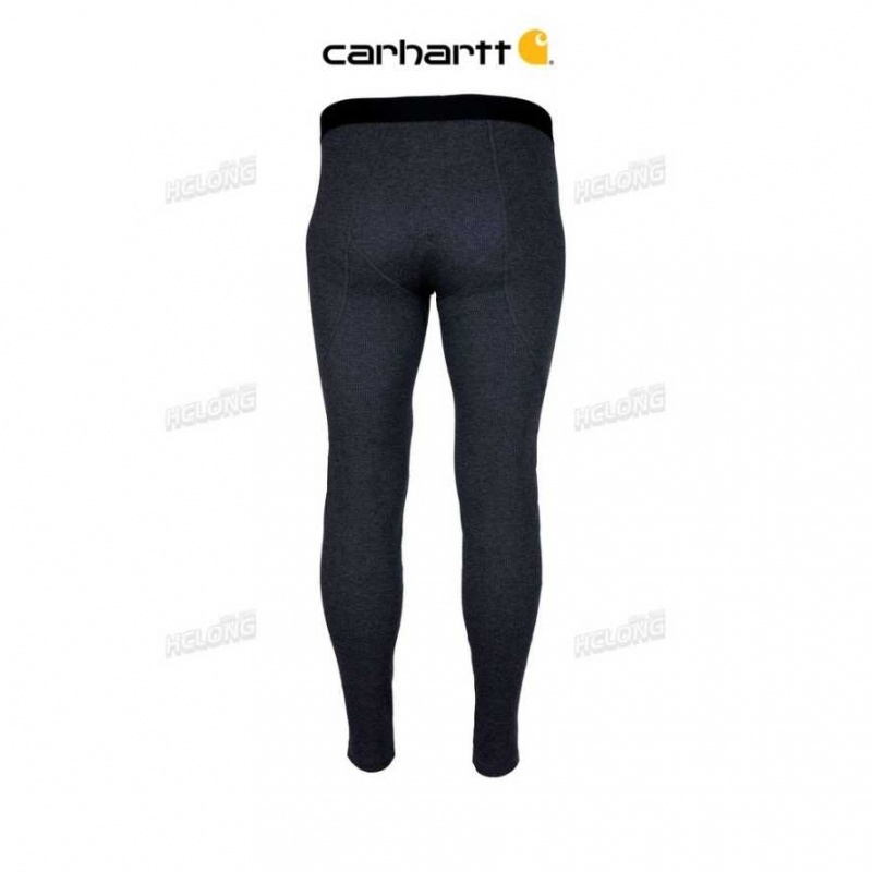 Noir Carhartt Base Force 100% Coton Midweight Bottom - Danmark PDK-9765010