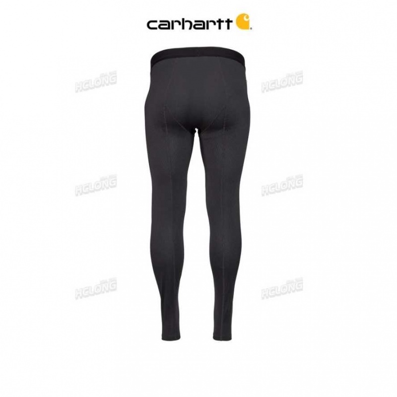 Noir Carhartt Force Legere Stretch Grid Base Layer Pant - Danmark MCE-6591677