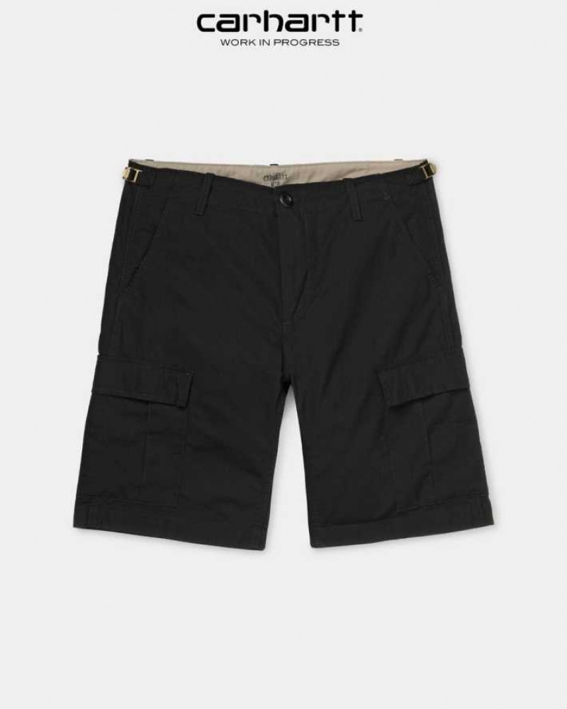 Noir Carhartt Wip Aviation Corta - Danmark IHV-2132399