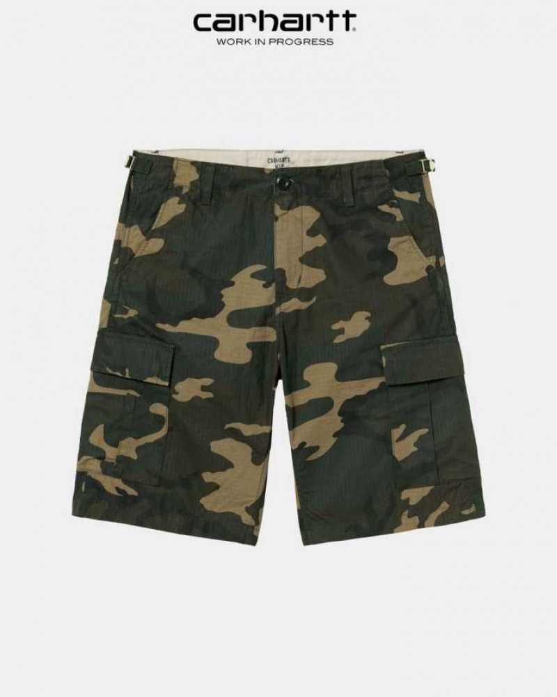 Camouflage Carhartt Wip Aviation Corta - Danmark QUL-8076896