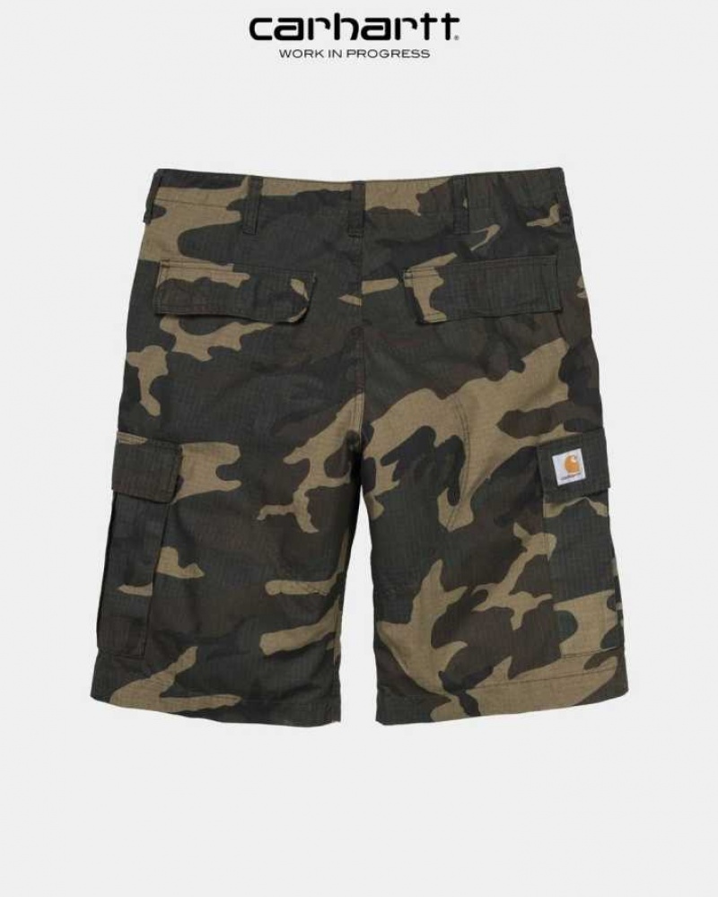 Camouflage Carhartt Wip Regular Cargo Corta - Danmark XFU-7118534