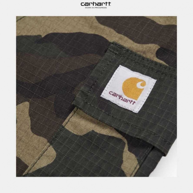 Camouflage Carhartt Wip Regular Cargo Corta - Danmark XFU-7118534