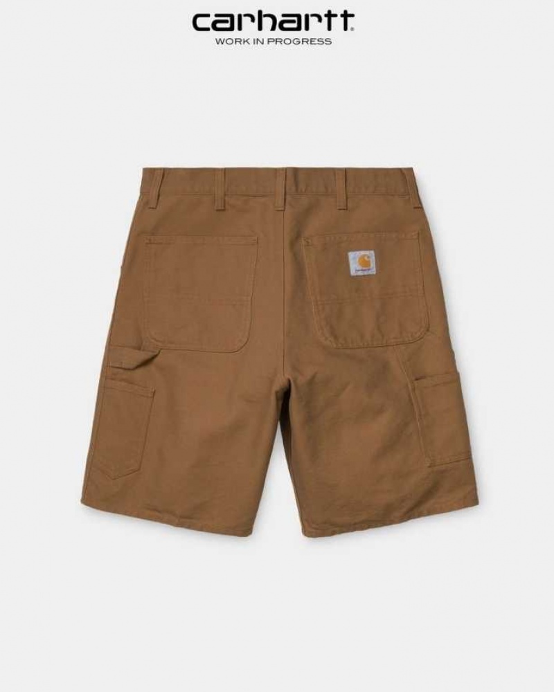 Marron Carhartt Wip Single Knee Corta - Danmark KGR-8982077