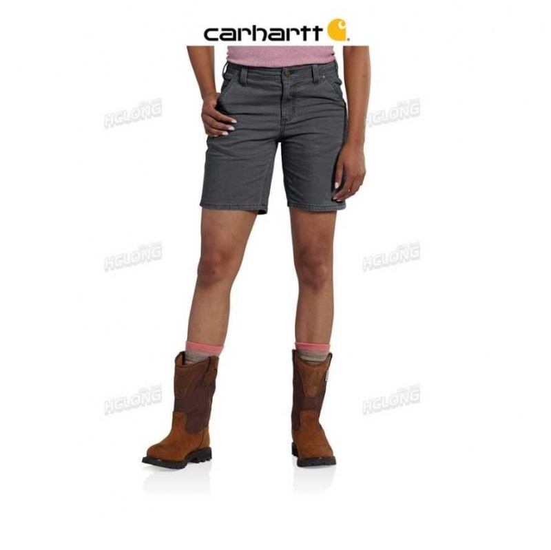 Shadow Carhartt Rugged Flex Loose Fit Tela Travail Corta - Danmark PBT-7645844