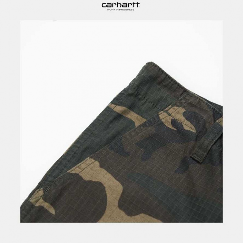 Camouflage Carhartt Wip Regular Cargo Corta - Danmark XFU-7118534