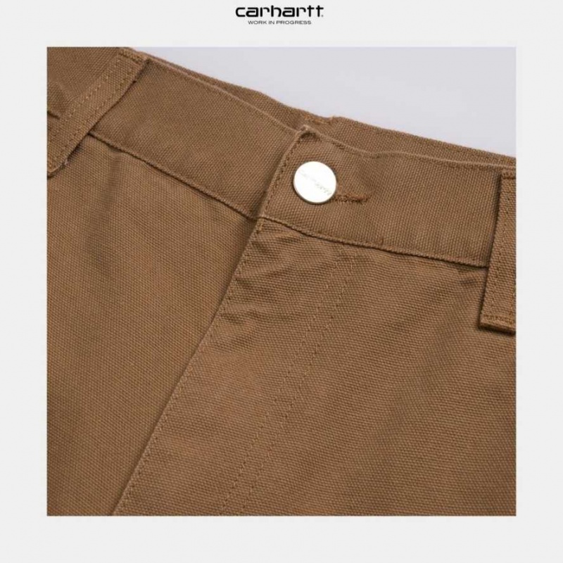 Marron Carhartt Wip Single Knee Corta - Danmark KGR-8982077