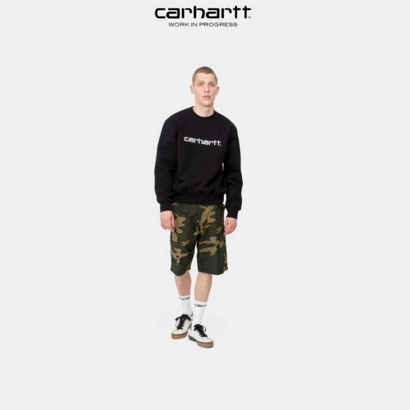 Camouflage Carhartt Wip Regular Cargo Corta - Danmark XFU-7118534