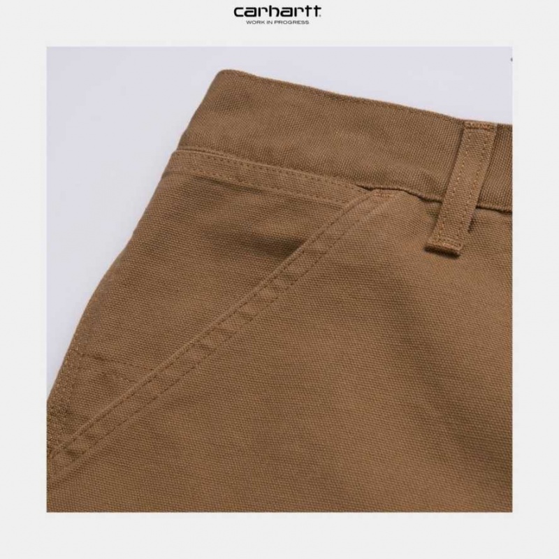 Marron Carhartt Wip Single Knee Corta - Danmark KGR-8982077