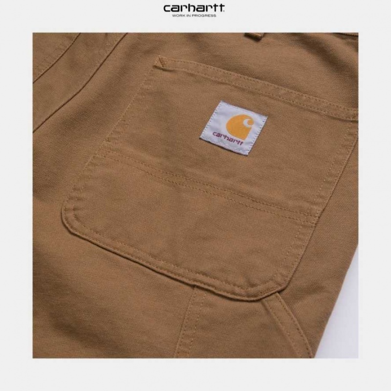 Marron Carhartt Wip Single Knee Corta - Danmark KGR-8982077