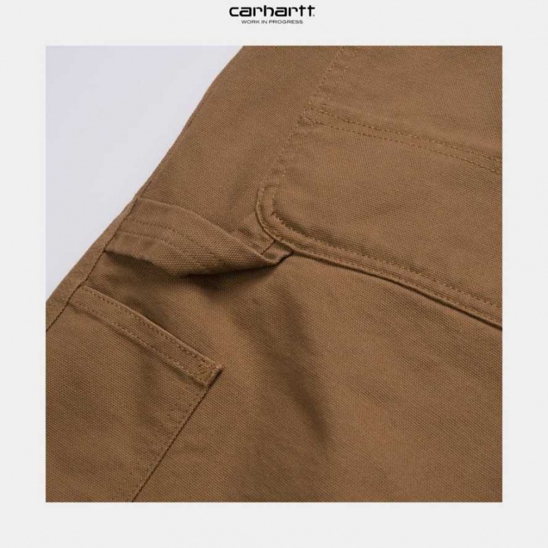 Marron Carhartt Wip Single Knee Corta - Danmark KGR-8982077