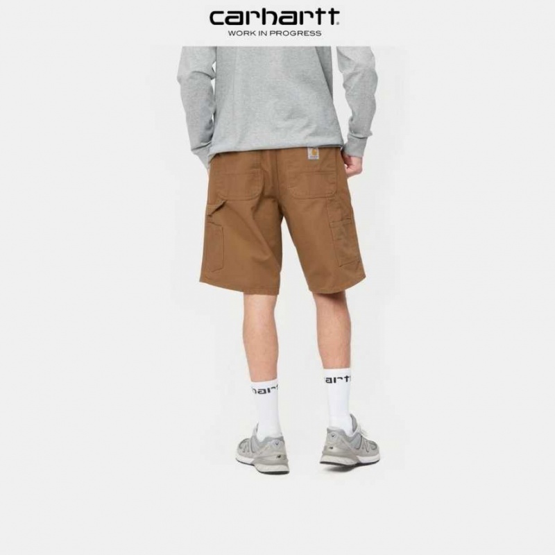 Marron Carhartt Wip Single Knee Corta - Danmark KGR-8982077