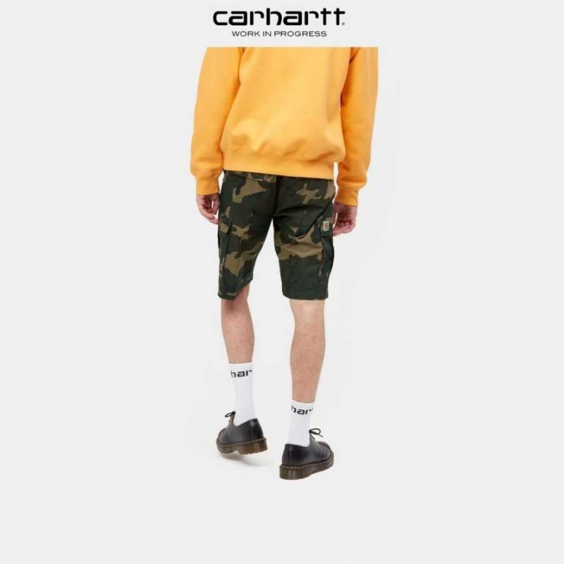 Camouflage Carhartt Wip Aviation Corta - Danmark QUL-8076896