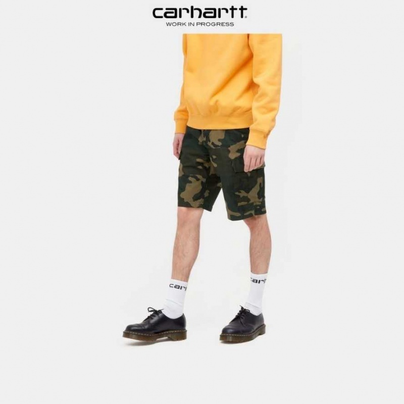 Camouflage Carhartt Wip Aviation Corta - Danmark QUL-8076896