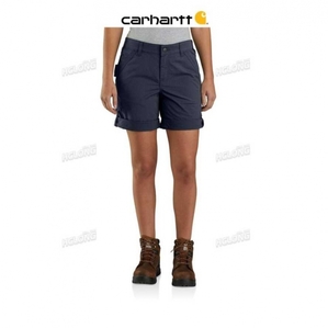 Bleu Marine Carhartt Force Loose Fit Ripstop Travail Corta Bleu - Danmark HZN-5767291