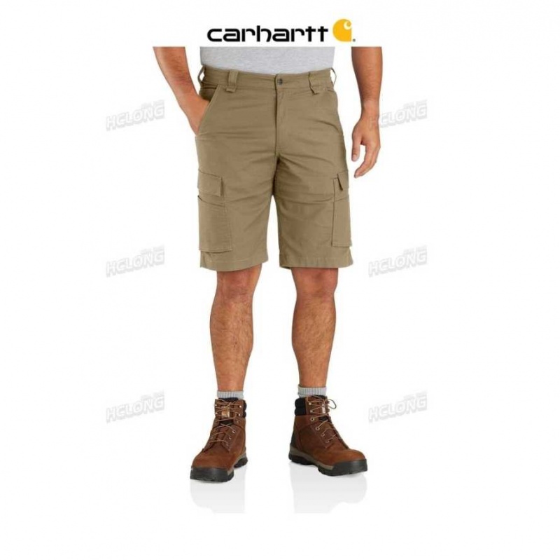 Kaki Foncé Carhartt Force Relaxed Fit Ripstop Cargo Corta Kaki - Danmark XMH-2197770