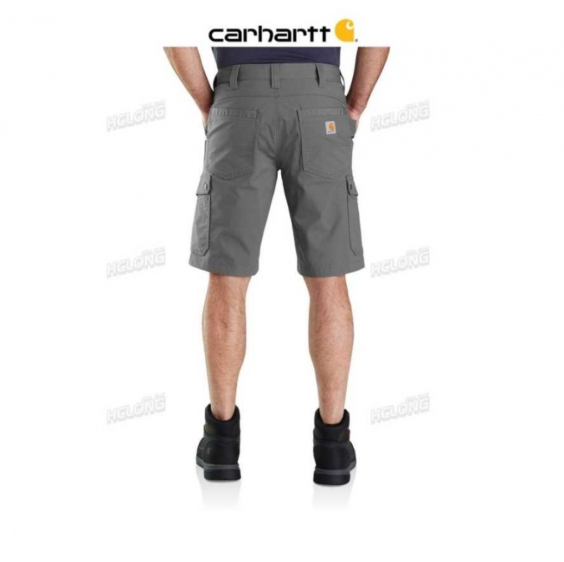 Steel Carhartt Rugged Flex Relaxed Fit Ripstop Cargo Travail Corta - Danmark ZVC-3088217