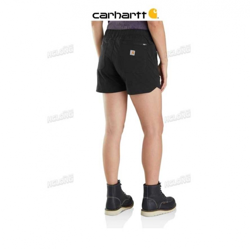 Noir Carhartt Force Relaxed Fit Ripstop 5-Pocket Travail Corta - Danmark TIW-7481906