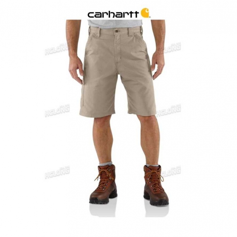 Tan Carhartt Loose Fit Tela Utility Travail Corta - Danmark IHC-2380340