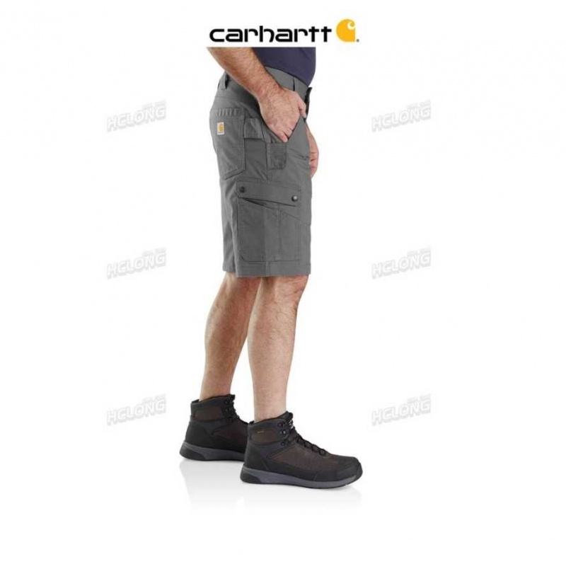 Steel Carhartt Rugged Flex Relaxed Fit Ripstop Cargo Travail Corta - Danmark ZVC-3088217