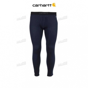 Bleu Marine Carhartt Force Midweight Micro-Grid Base Layer Pant Bleu - Danmark CAL-9701630