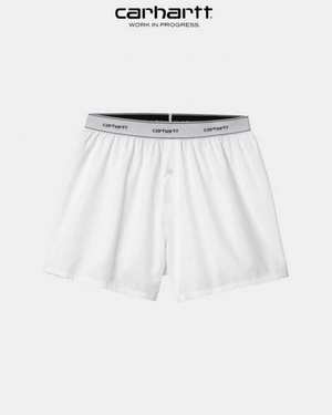 Blanche Carhartt Wip Coton Script Boxers - Danmark ROD-1863882