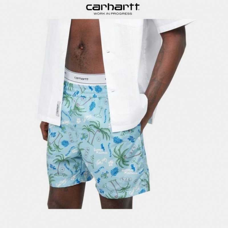 Blanche Carhartt Wip Coton Trunks (2 Pack) - Danmark TFZ-6056016