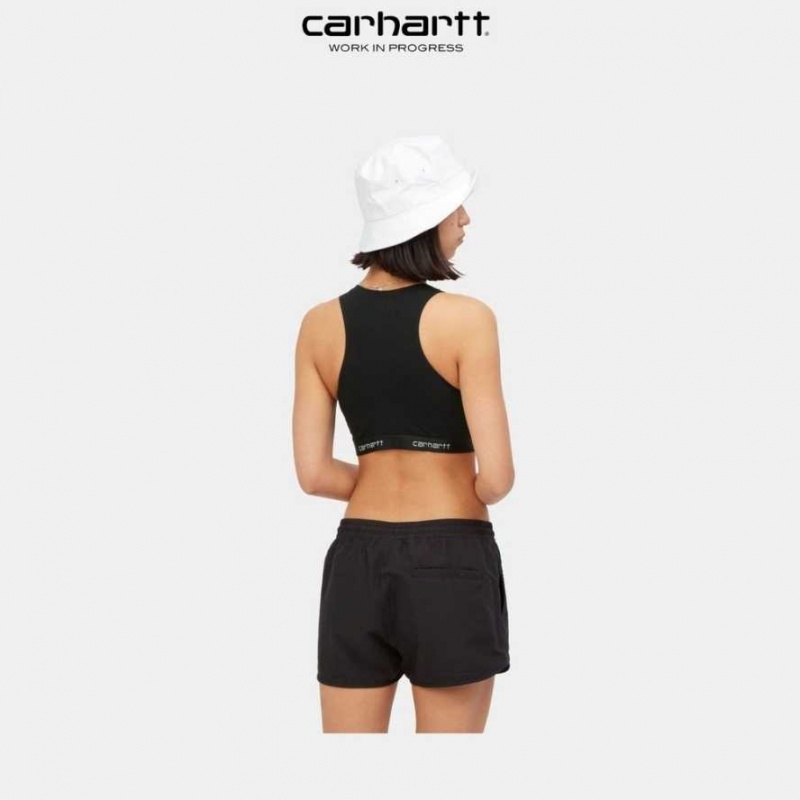 Noir Carhartt Wip Script Racer Tank - Danmark GOH-5755432