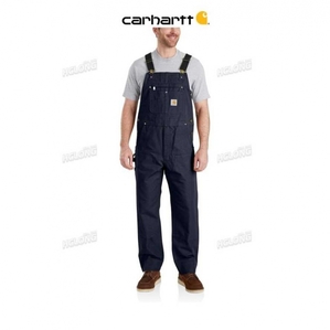 Bleu Marine Carhartt Relaxed Fit Duck Bib Overall Bleu - Danmark YVM-0485688