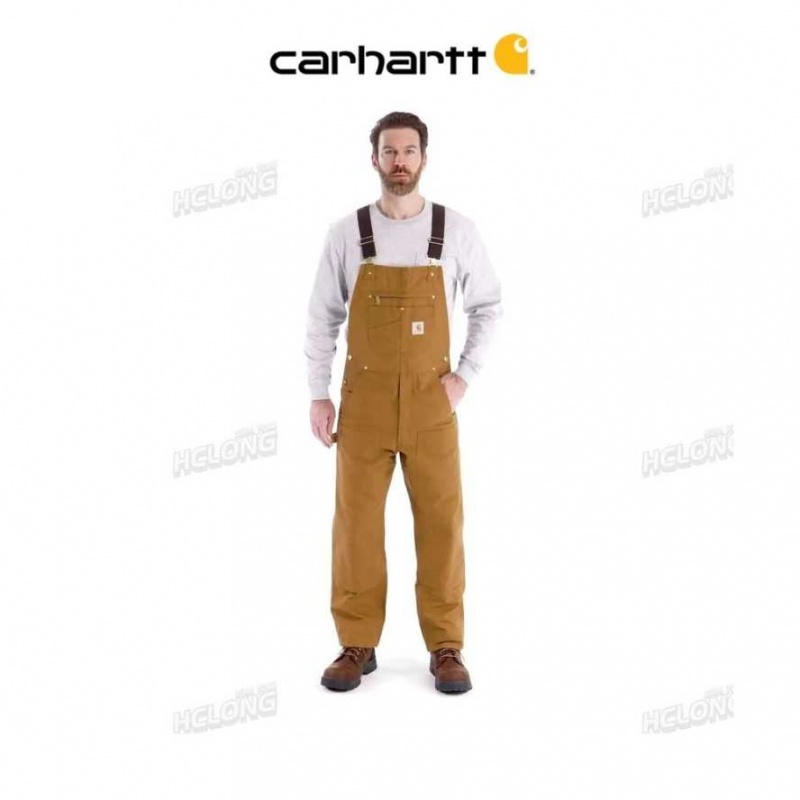 Noir Carhartt Relaxed Fit Duck Bib Overall - Danmark YEW-7333560