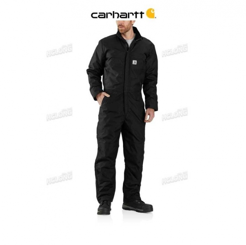 Noir Carhartt Yukon Extremes Insulated Coverall - Danmark UQU-2155751