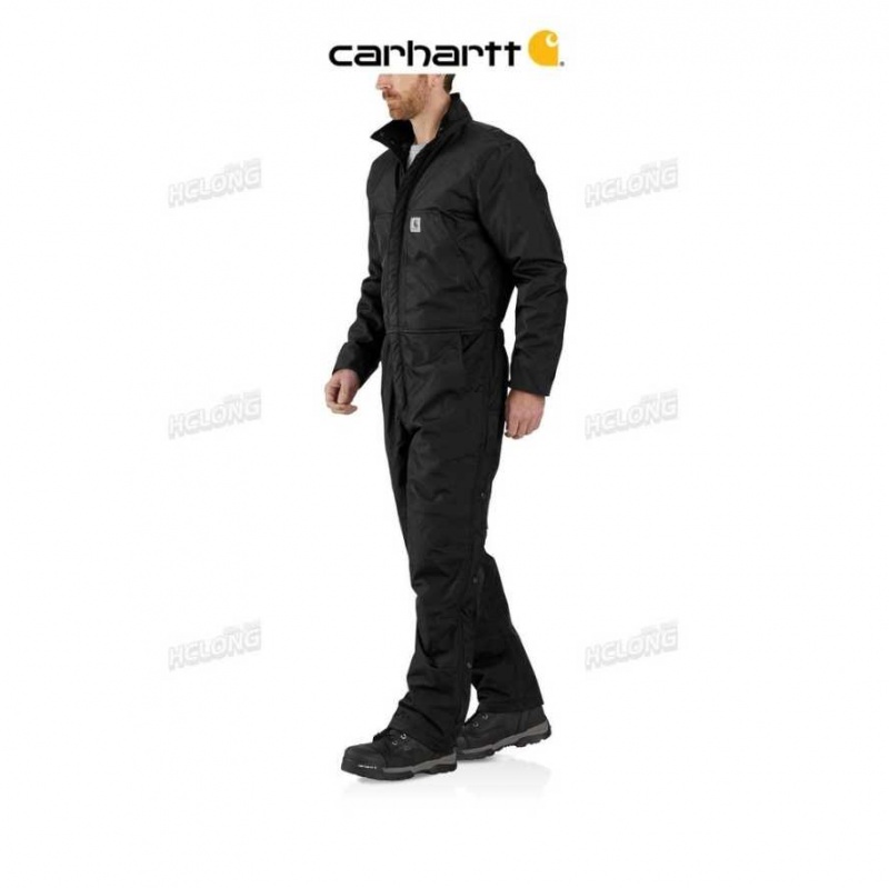 Noir Carhartt Yukon Extremes Insulated Coverall - Danmark UQU-2155751