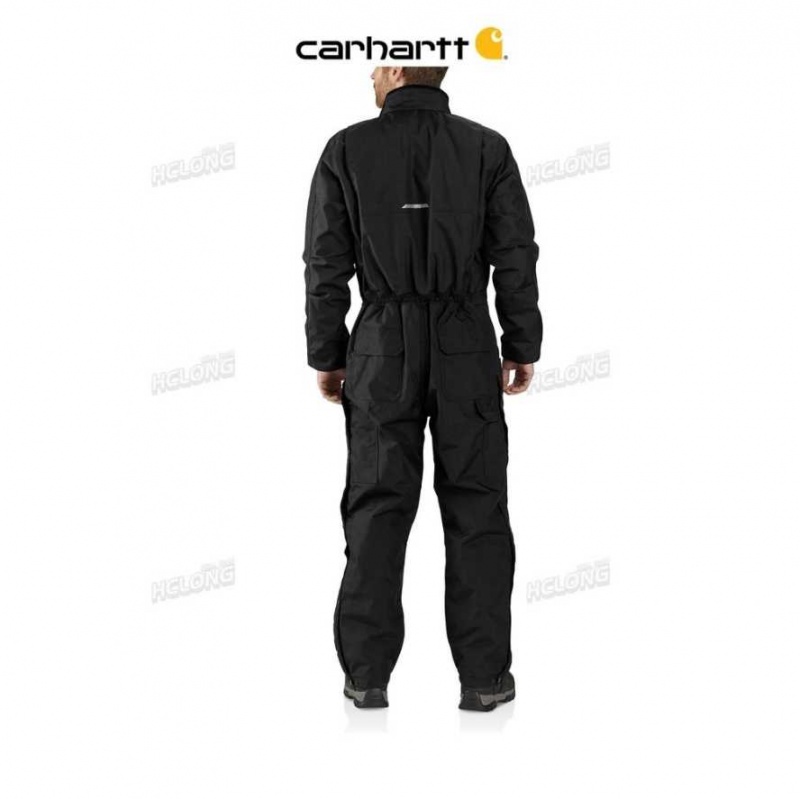 Noir Carhartt Yukon Extremes Insulated Coverall - Danmark UQU-2155751