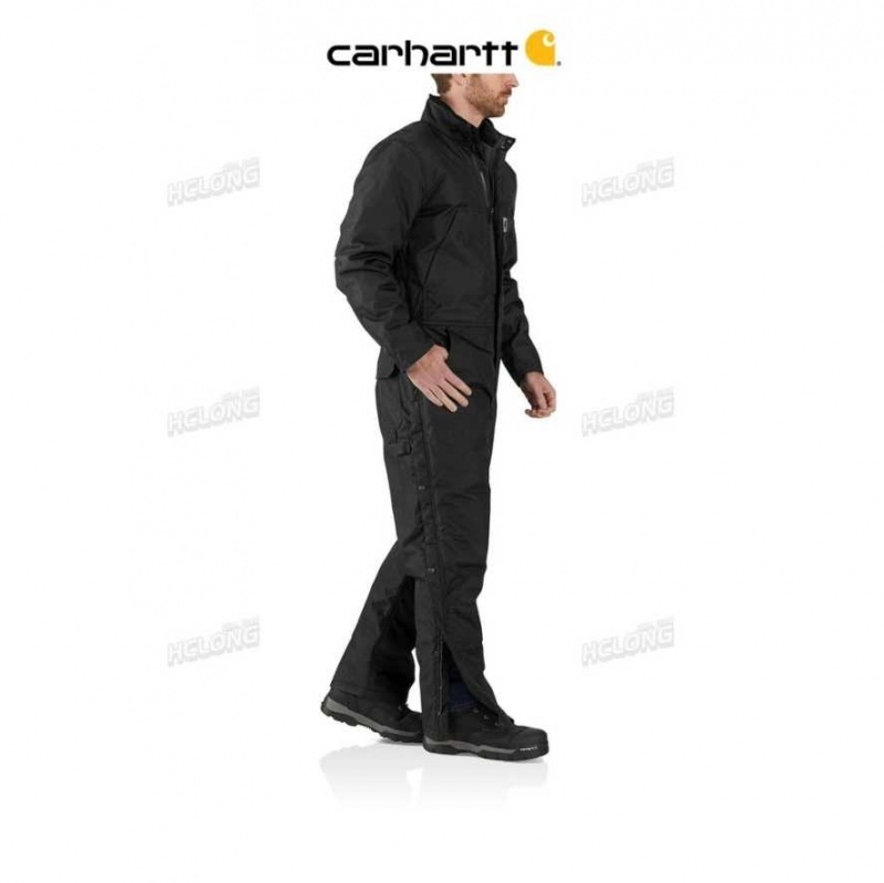 Noir Carhartt Yukon Extremes Insulated Coverall - Danmark UQU-2155751