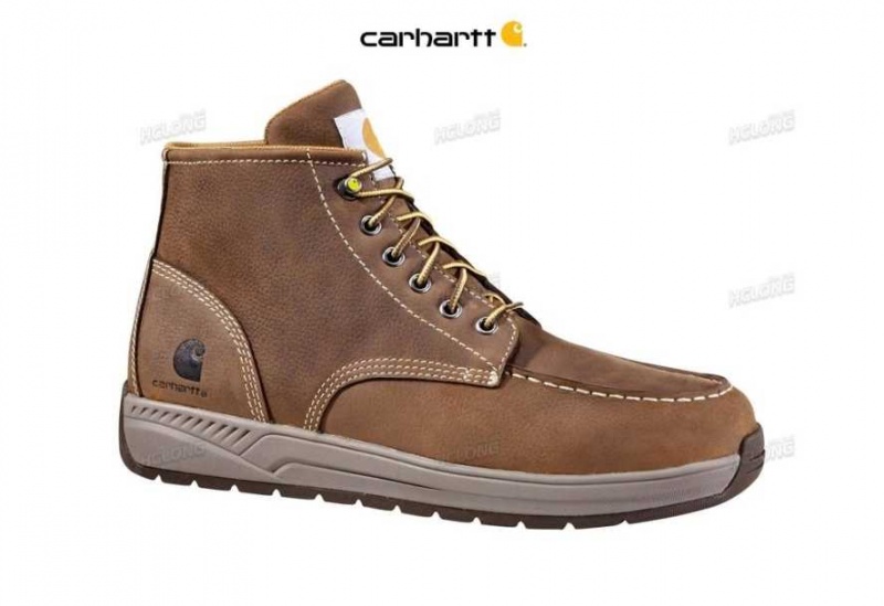 Marron Carhartt Non-Sécurité Embout Oxford Shoe - Danmark JBT-3013049