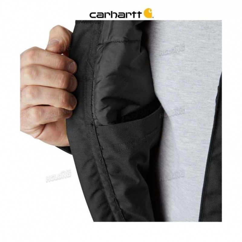 Noir Carhartt Yukon Extremes Insulated Coverall - Danmark UQU-2155751