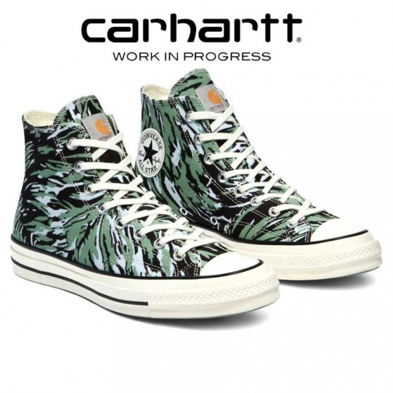 Basil / Egret / Plein Air Carhartt Wip x Converse Chuck 70 hi High Hinterland High Top Sneakers Basil / Egret / Plein - Danmark FJW-1656612