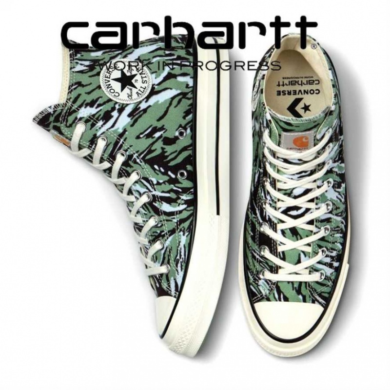 Basil / Egret / Plein Air Carhartt Wip x Converse Chuck 70 hi High Hinterland High Top Sneakers Basil / Egret / Plein - Danmark FJW-1656612