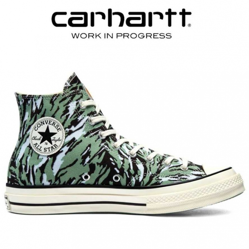 Basil / Egret / Plein Air Carhartt Wip x Converse Chuck 70 hi High Hinterland High Top Sneakers Basil / Egret / Plein - Danmark FJW-1656612