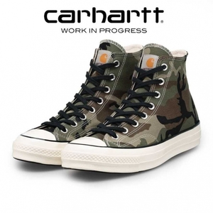 Camouflage Vert Olive Carhartt Wip x Converse ICONS Chuck 70 Hi Camouflage Vert - Danmark XAT-0658798